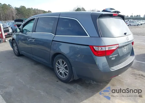 2012 Honda Odyssey Ex-L from USA, damaged, VIN 5FNRL5H66CB007318